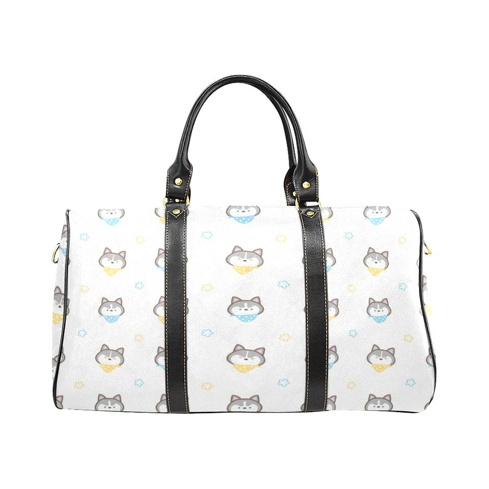 Cute Siberian Husky pattern Travel Bag