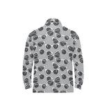 Sun Glasses Pattern Print Design 04 Men's Long Sleeve Polo Shirt