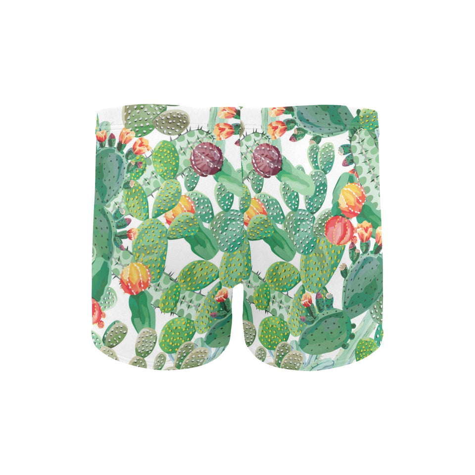 Cactus design pattern copy Men's Swimming Trunks