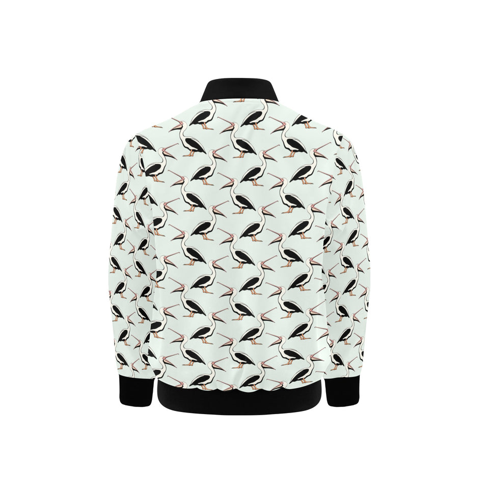 Pelican Pattern Print Design 02 Kids' Boys' Girls' Bomber Jacket