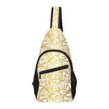 Rose Pattern Print Design 05 All Over Print Chest Bag