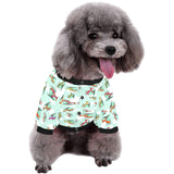 Helicopter design pattern All Over Print Pet Dog Round Neck Fuzzy Shirt