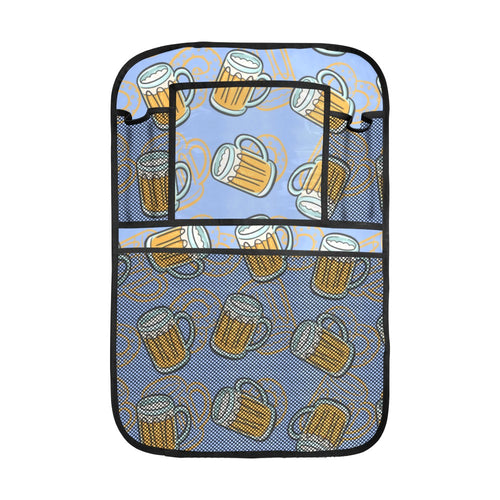Beer pattern Car Seat Back Organizer