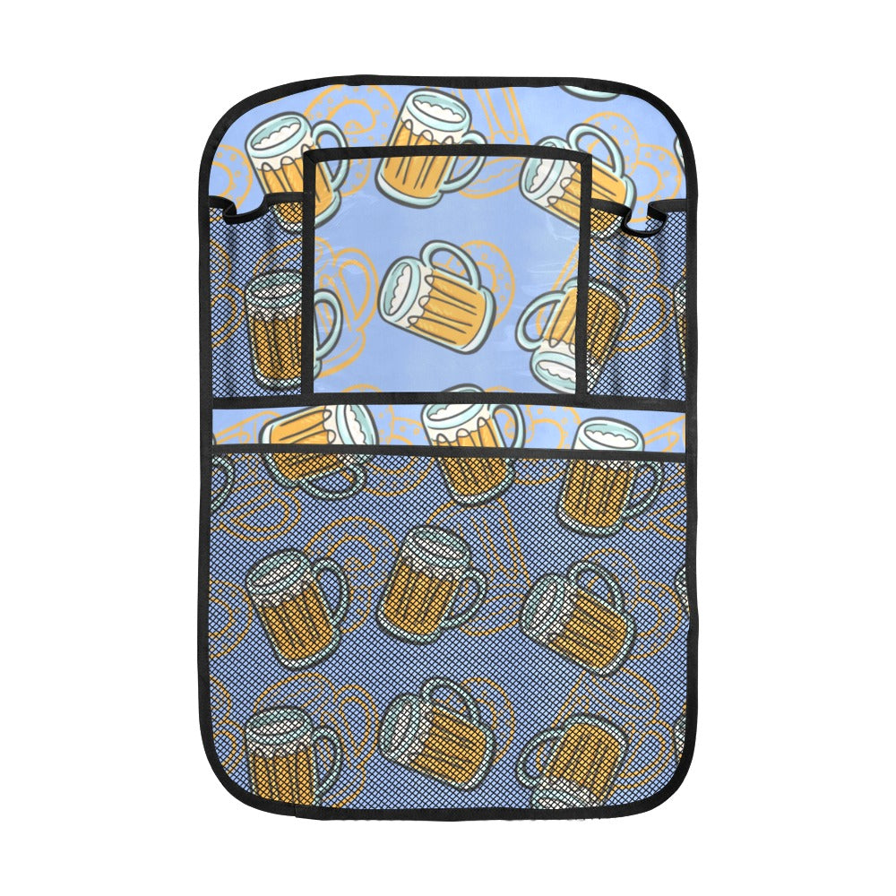 Beer pattern Car Seat Back Organizer
