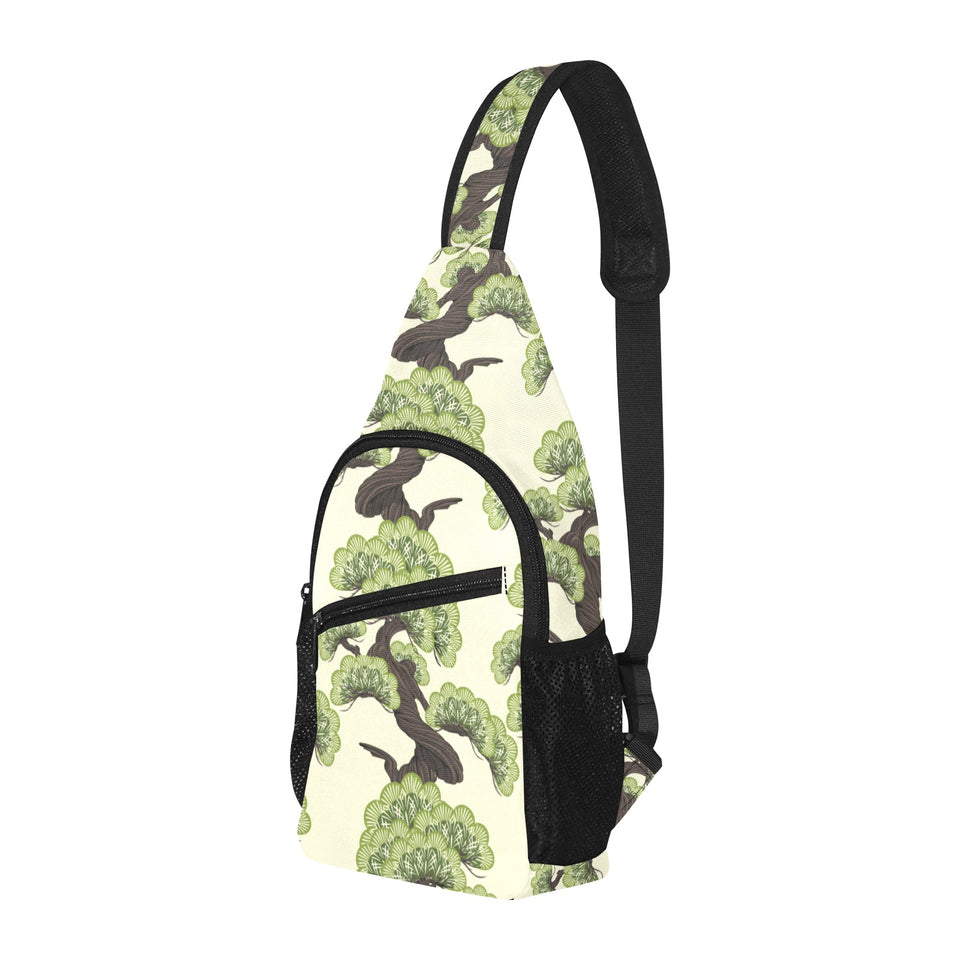 Bonsai pattern All Over Print Chest Bag