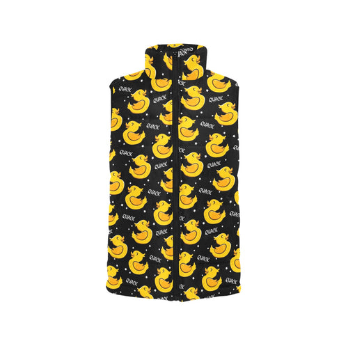 Duck Pattern Print Design 05 Men's Padded Vest