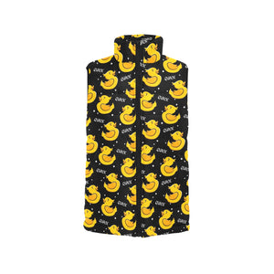 Duck Pattern Print Design 05 Men's Padded Vest