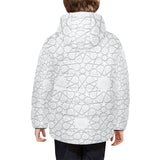 arabic star pattern Kids' Boys' Girls' Padded Hooded Jacket