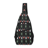 Deer Christmas new year pattern argyle All Over Print Chest Bag
