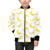 Banana pattern Kids' Boys' Girls' Bomber Jacket