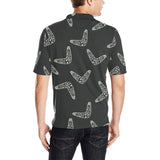 Hand drawn boomerang Australian aboriginal ornamen Men's All Over Print Polo Shirt