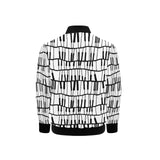 Piano Pattern Print Design 03 Kids' Boys' Girls' Bomber Jacket