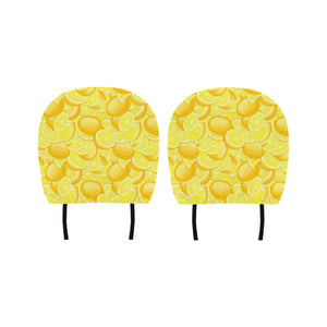 lemon pattern Car Headrest Cover