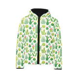 Cactus pattern copy Kids' Boys' Girls' Padded Hooded Jacket