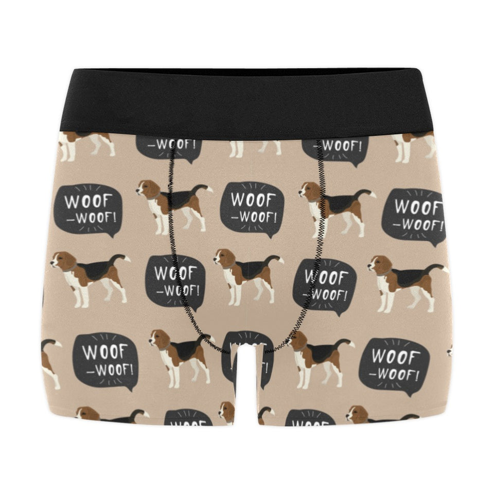 Beagle pattern Men's All Over Print Boxer Briefs Men's Underwear