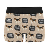 Beagle pattern Men's All Over Print Boxer Briefs Men's Underwear