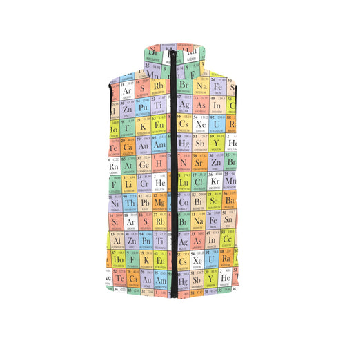 Chemistry Periodic Table Pattern Print Design 01 Men's Padded Vest