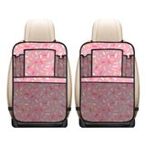Pink donut glaze candy pattern Car Seat Back Organizer