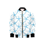 Watercolor starfish pattern Kids' Boys' Girls' Bomber Jacket