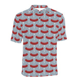 Sausage Pattern Print Design 02 Men's All Over Print Polo Shirt