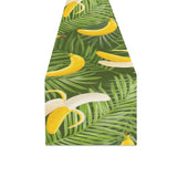 Banana Palm Leaves pattern Table Runner