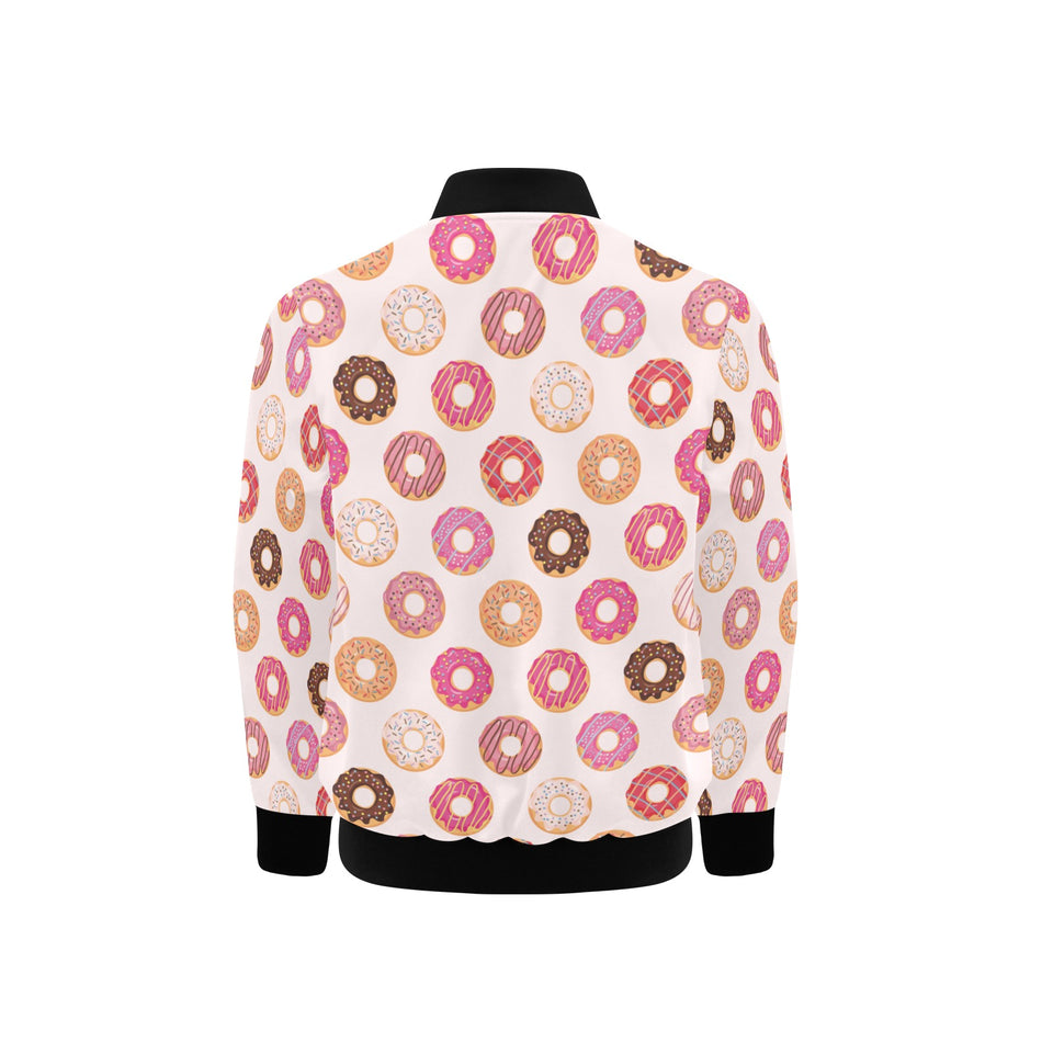 Colorful donut pattern Kids' Boys' Girls' Bomber Jacket