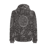Pizza pattern Men's Padded Hooded Jacket