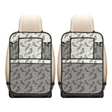 Pigeon Pattern Print Design 04 Car Seat Back Organizer