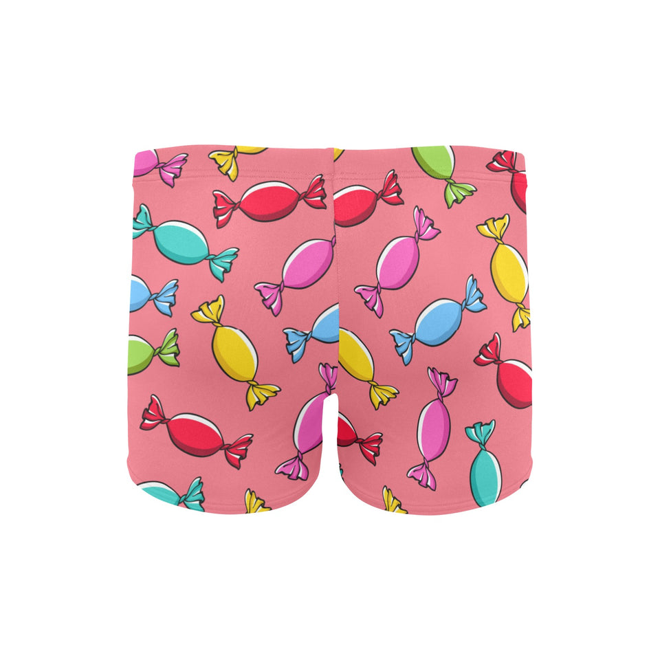 Colorful wrapped candy pattern Men's Swimming Trunks