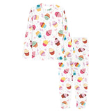 Cake cupcake design pattern Women's All Over Print Pajama Set