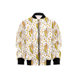 Corn Pattern Print Design 02 Kids' Boys' Girls' Bomber Jacket