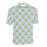 Pretzels Pattern Print Design 03 Men's All Over Print Polo Shirt