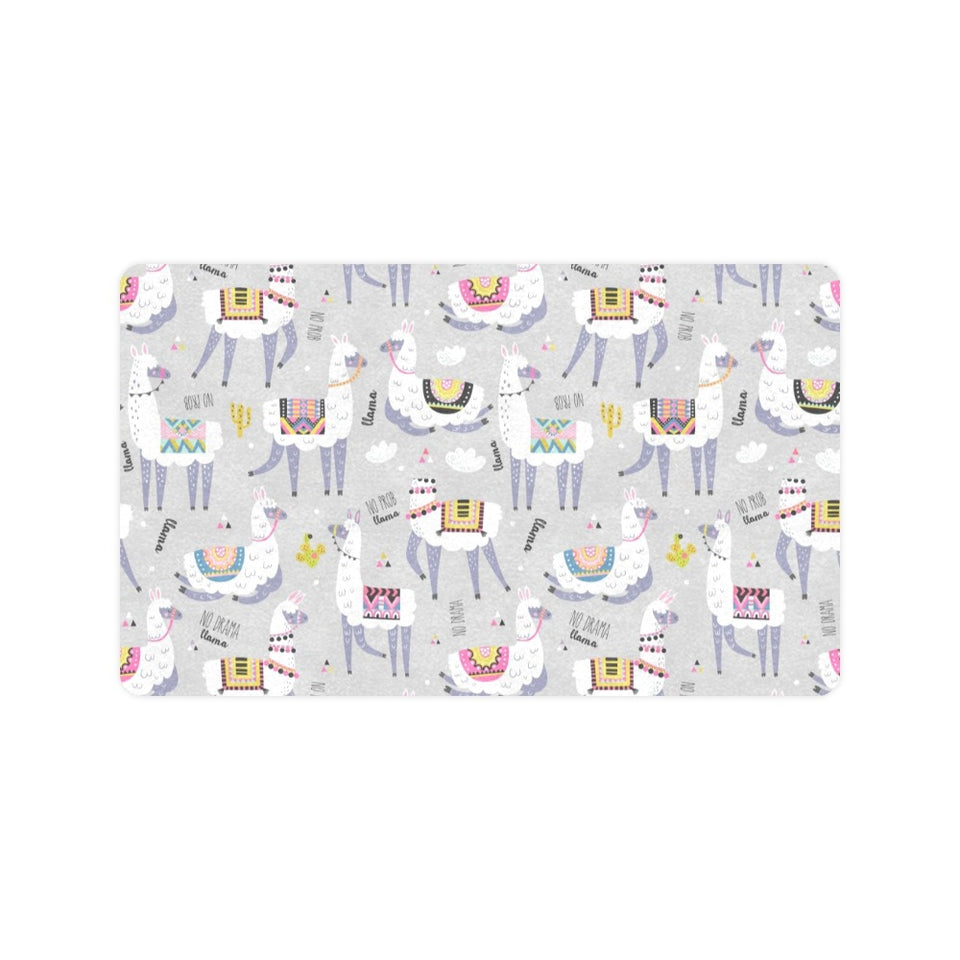 Cute Llama Alpaca pattern Doormat