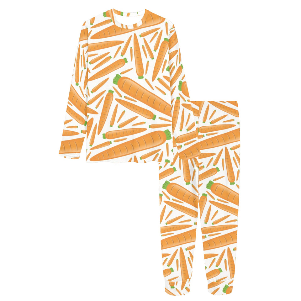 Carrot Pattern Print Design 02 Women's All Over Print Pajama Set