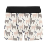 Llama Alpaca pattern Men's All Over Print Boxer Briefs Men's Underwear