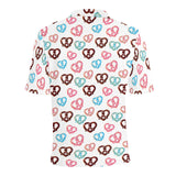 Pretzels Pattern Print Design 04 Men's All Over Print Polo Shirt