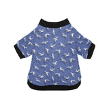 Seagull Pattern Print Design 03 All Over Print Pet Dog Round Neck Fuzzy Shirt