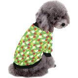 Ladybug Pattern Print Design 01 All Over Print Pet Dog Round Neck Fuzzy Shirt