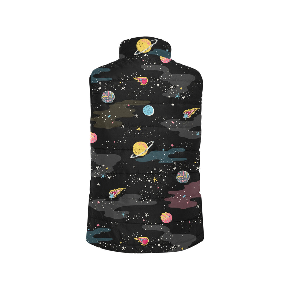 space pattern Men's Padded Vest