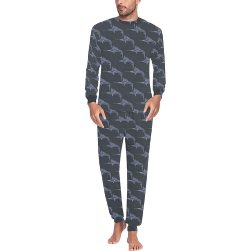 Swordfish Pattern Print Design 03 Men's All Over Print Pajama