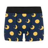 Moon star pattern Men's All Over Print Boxer Briefs Men's Underwear