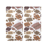 American football ball pattern Gauze Curtain