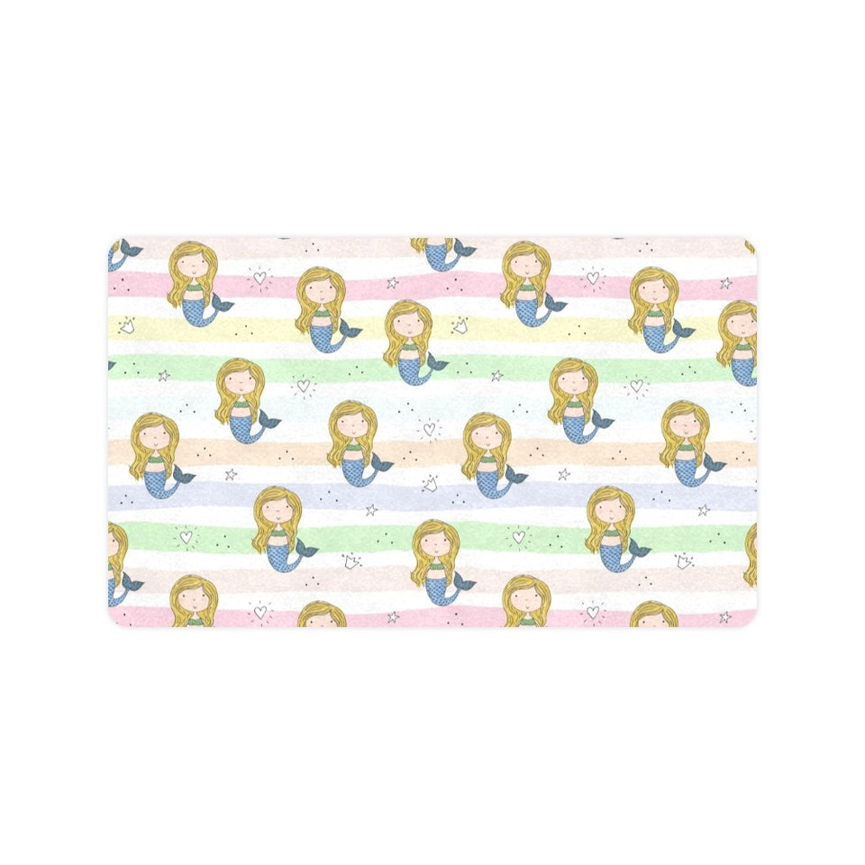 Cute hand drawn mermaid Doormat