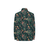 Snake forest pattern Women's Long Sleeve Polo Shirt