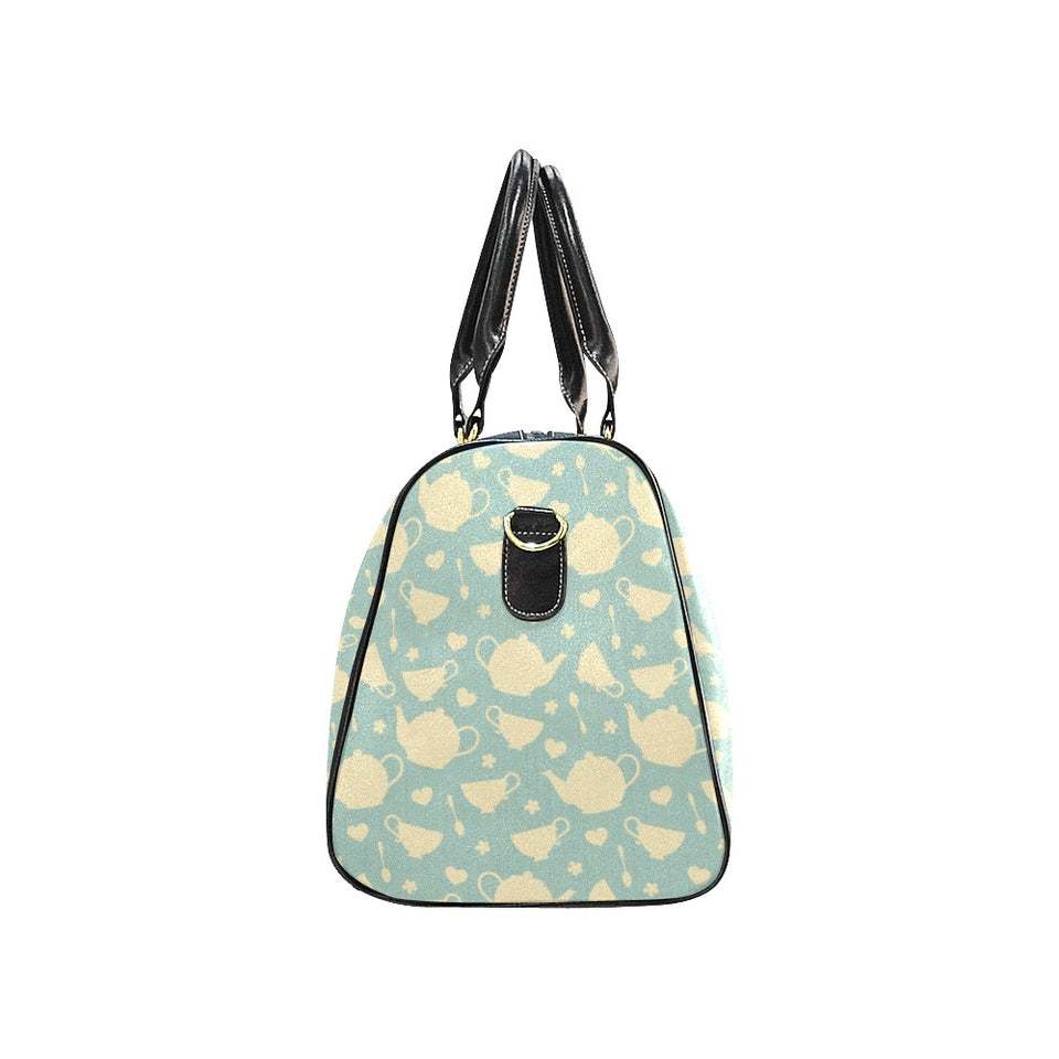 Tea pots Pattern Print Design 02 Travel Bag