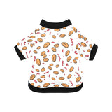 peanuts pattern background All Over Print Pet Dog Round Neck Fuzzy Shirt