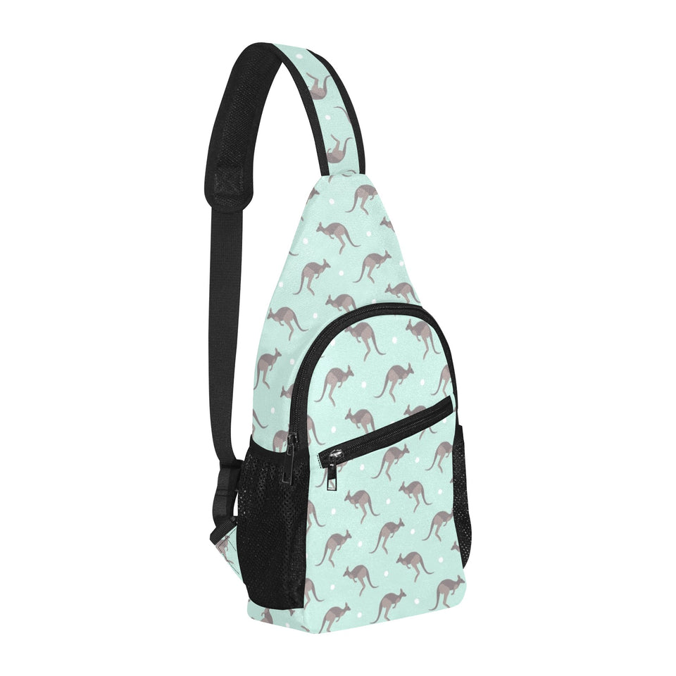 Kangaroo pattern background All Over Print Chest Bag