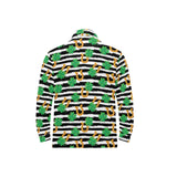 Horseshoes Pattern Print Design 01 Men's Long Sleeve Polo Shirt