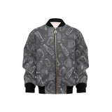 Beer hand drawn pattern Kids' Boys' Girls' Bomber Jacket