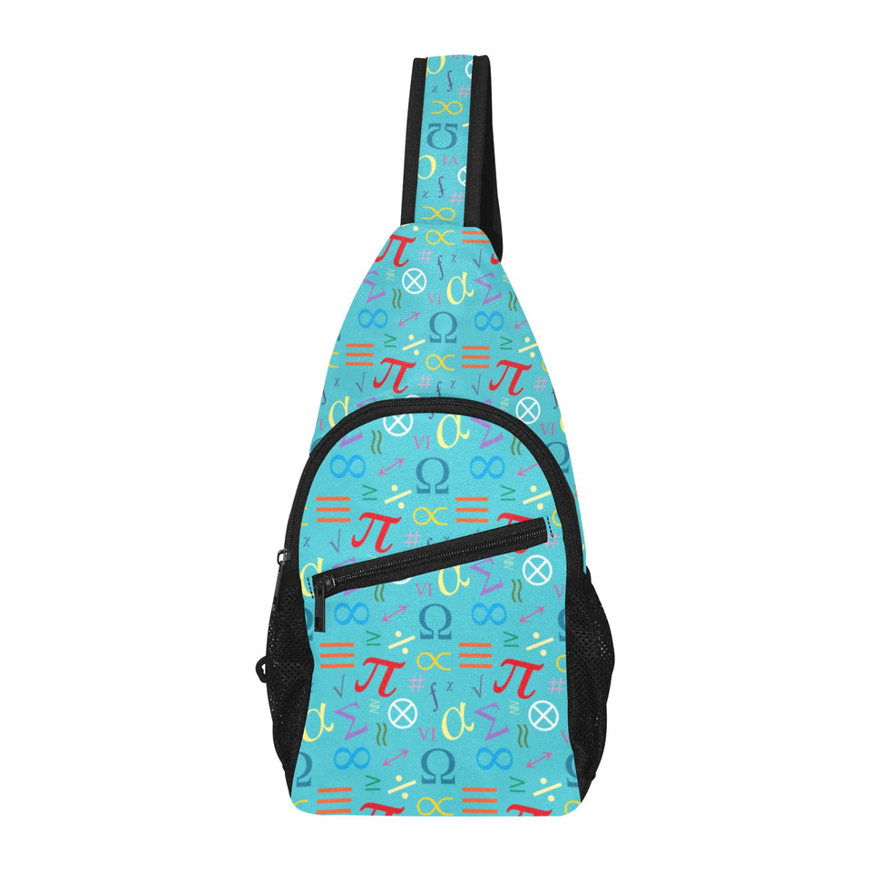 Math Pattern Print Design 02 All Over Print Chest Bag